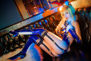 [Net Red COSER] Hoogwaardige coser Nian Nian_D - White Gun Bunny Girl