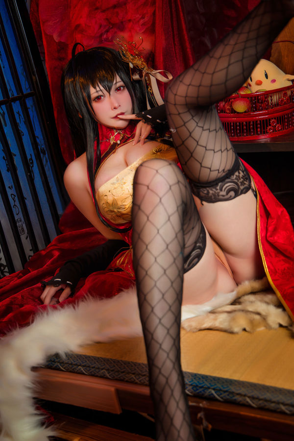 [Internet-beroemdheid COSER-foto] Hoogwaardige coser Nian Nian_D - Dafeng cheongsam