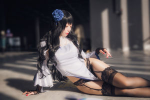 【コスプレ写真】アニメブロガーMoneyLengLeng-95スタイルの翡翠絶妙-黒ダムメイド