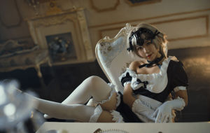 [COS Welfare] Weibo linda garota Lan Xiaoyi KiKi - Black Joan of Arc Maid