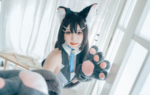 [COS Welfare] Милая девушка Weibo Lan Xiaoyi KiKi - девушка-кошка