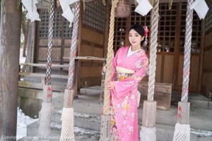 Little Reba "Áo len hở lưng + Kimono + Nơi làm việc CV" [MiStar] VOL.213