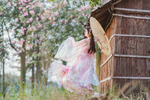 [COS Welfare] Cherry Peach Meow - Fleur de pêcher Hanfu douce