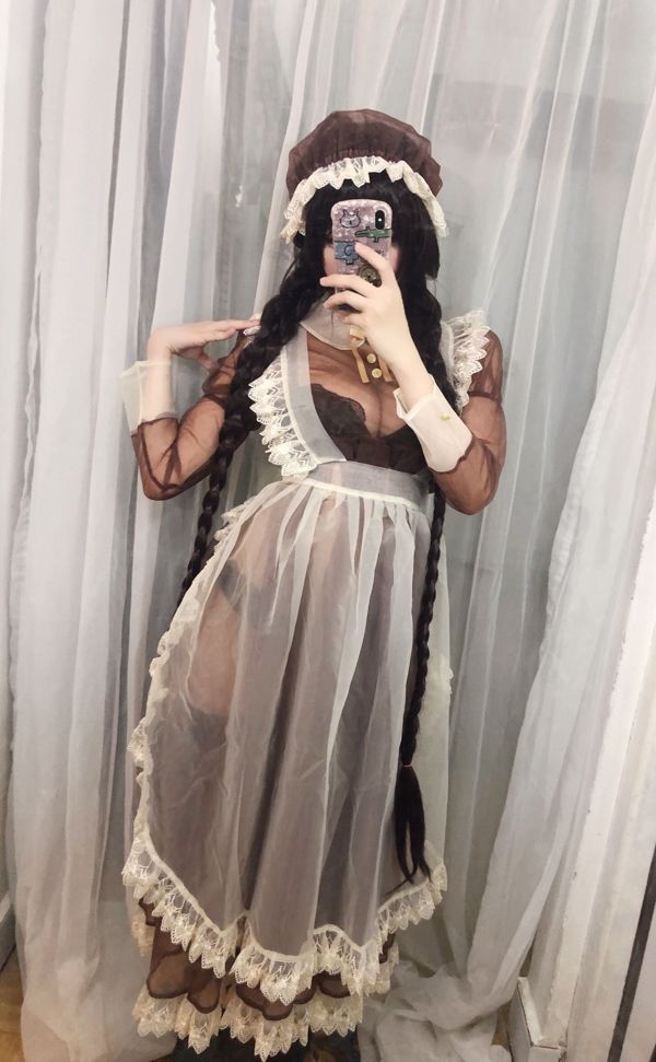 Beauté des seins Coser Nozomi Kano "Transparent Maid"