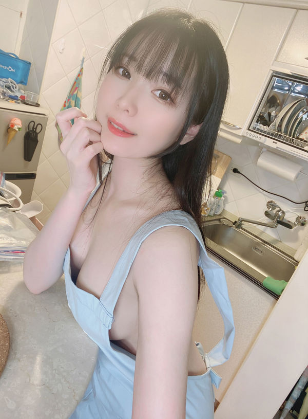 [Welfare COS] Weibo Girl Paper Cream Moon Shimo - Naked エプロン__━(___)━!