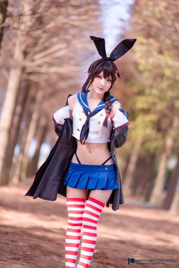 COSER Xiaoding "Đồng phục JK + Bắn súng bên ngoài Sailor Bunny" [Fantasy Factory]