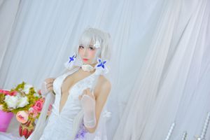 [网 红 Coser] Jiuqu Jean "웨딩 드레스"