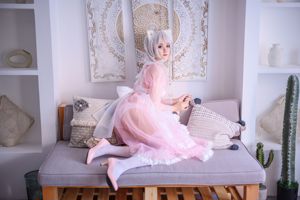 Coser beauty Akisoso Qiu Chuchu "Pink Transparent Maid"