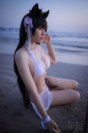 [美女Coser] Nyako喵子 《爱宕泳装》