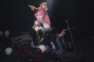 [Cosplay写真] 动漫博主铁板烧鬼舞w - 玉藻前 魔术