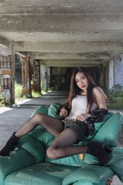 [Taiwan Zhengmei] coco hot pants black silk under the sun